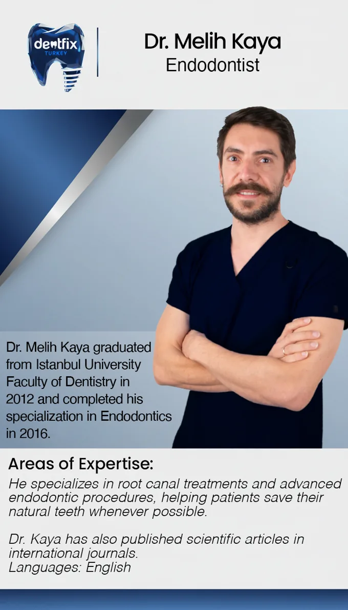 Dr. Melih Kaya — Endodoncista en Dentfix Estambul